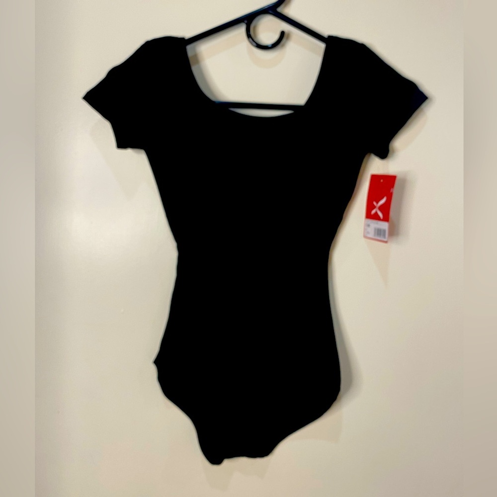 CAPEZIO Short Sleeve Leotard X-S C22 New With Tags